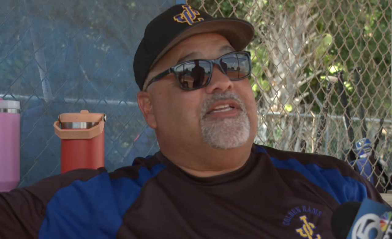 Head coach Rico Rosado Lady Rams John Carroll May 2024.png