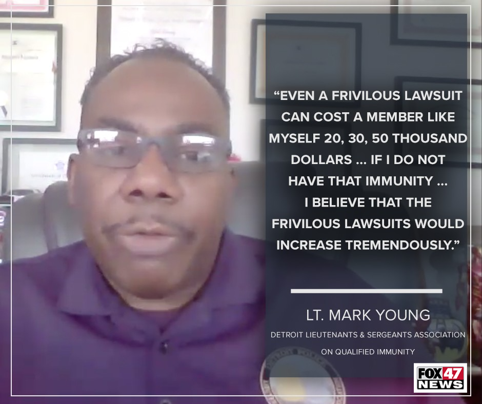 Lt. Mark Young on qualified immunity
