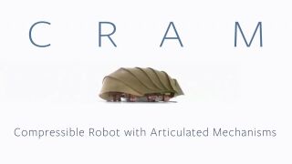 The CRAM (compressible robot with articulated mechanisms) from the PolyPEDAL Lab at UC Berkeley.
