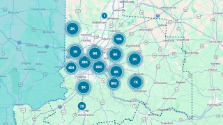 Duke Energy Outage Map 8/12/26 4:45 p.m.