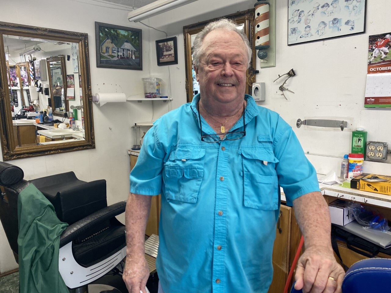 Gerald Frances McCarthy from Lake Ella Barber Shop