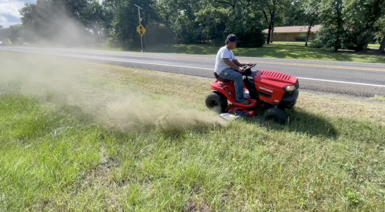 Local teen in Hearne mows lawns for neighbors in need as part of 50 Yard Challenge