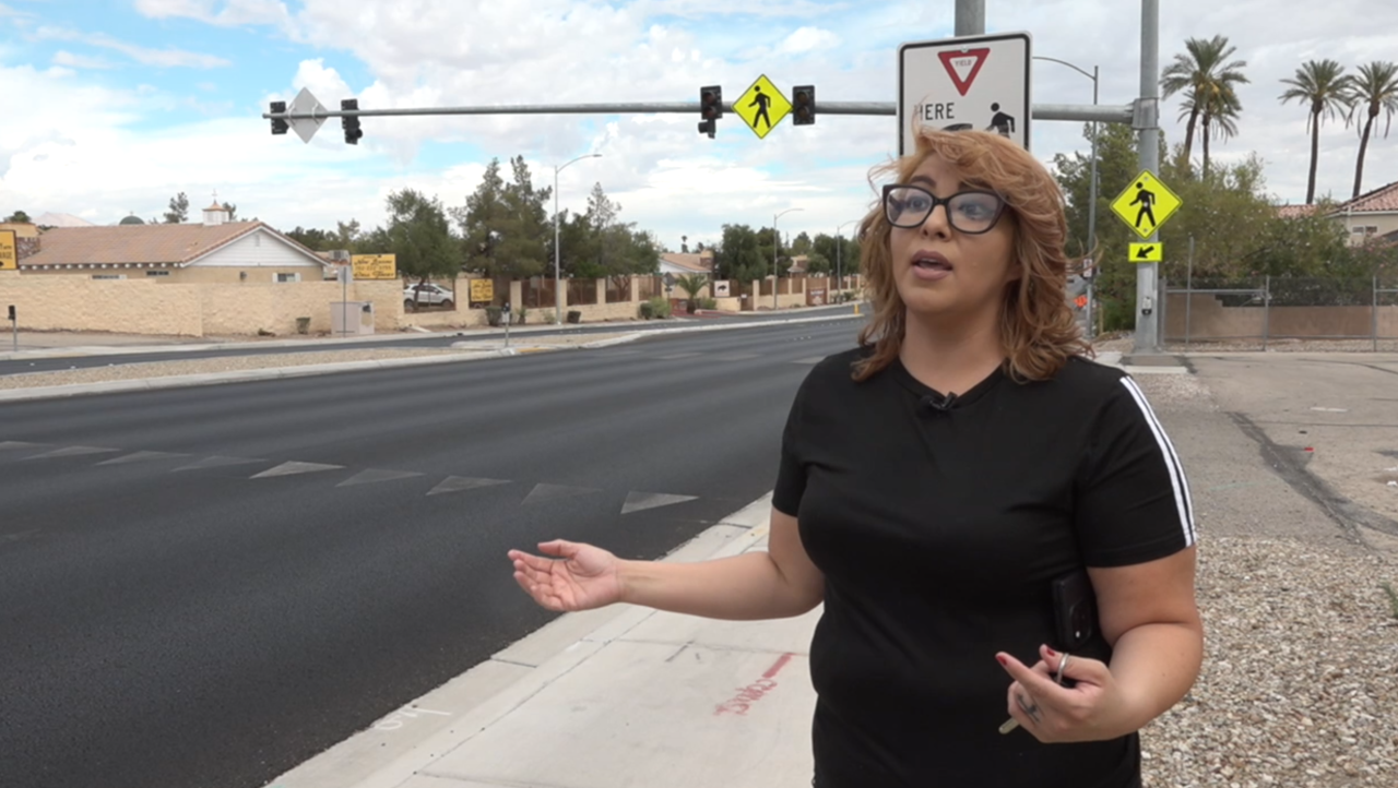 What Nevada law says about hitting a pedestrian in a crosswalk