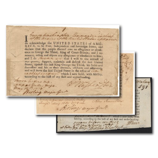 George Washington’s, Alexander Hamilton’s, and Aaron Burr’s Oaths of Allegiance, 1778 copy.jpg