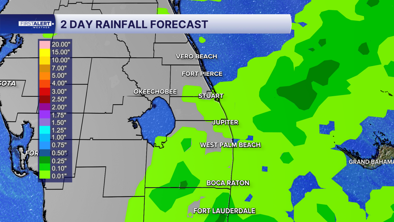 2-day rainfall Oct. 12, 2026