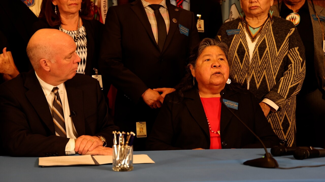 Rep. Sharon Stewart-Peregoy (D-Crow Agency)