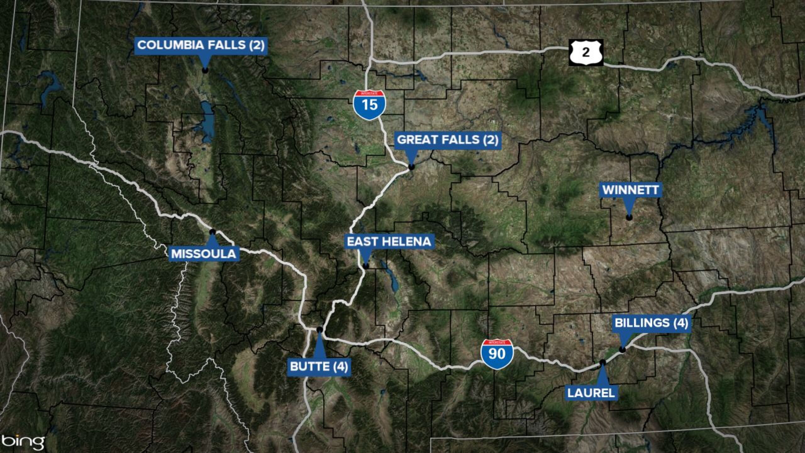 Where were the 2 winning 