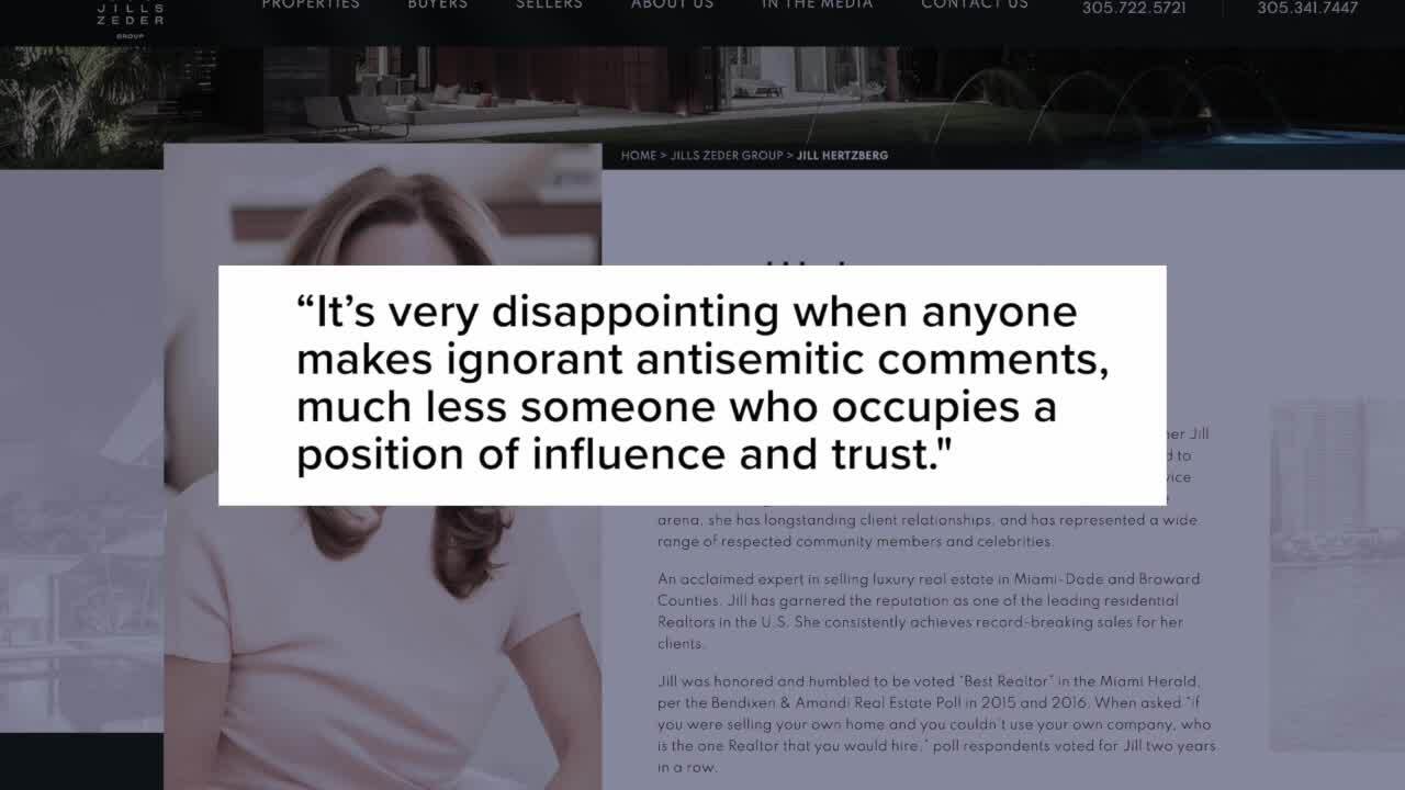 Jill Hertzberg statement about antisemitism in Jupiter Island
