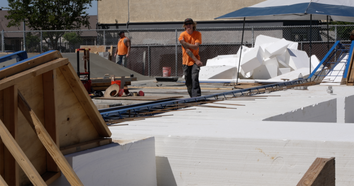 Shafter Pool, Skatepark, Stringham park construction projects plugging