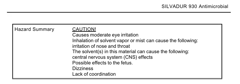 Silvadur 930 Warning.png