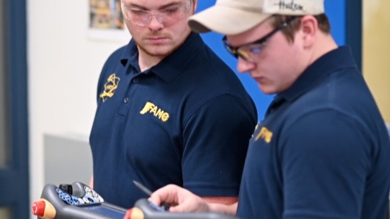 Student INFAME participants learning in classrooms and at local manufacturing companies 