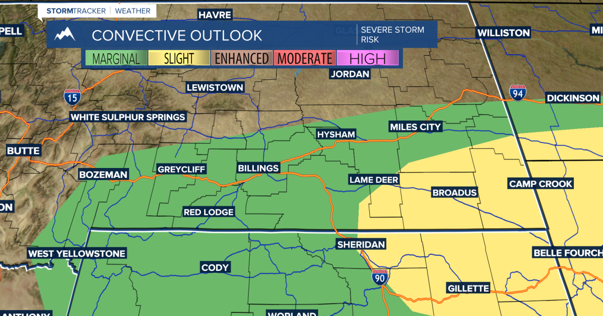Showers and possible severe storms late this afternoon into the evening