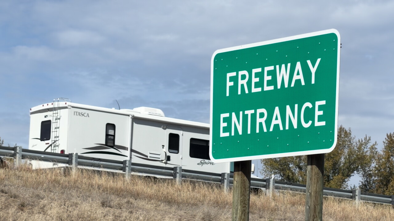 Freeway entrance