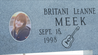 Britani Meek headstone