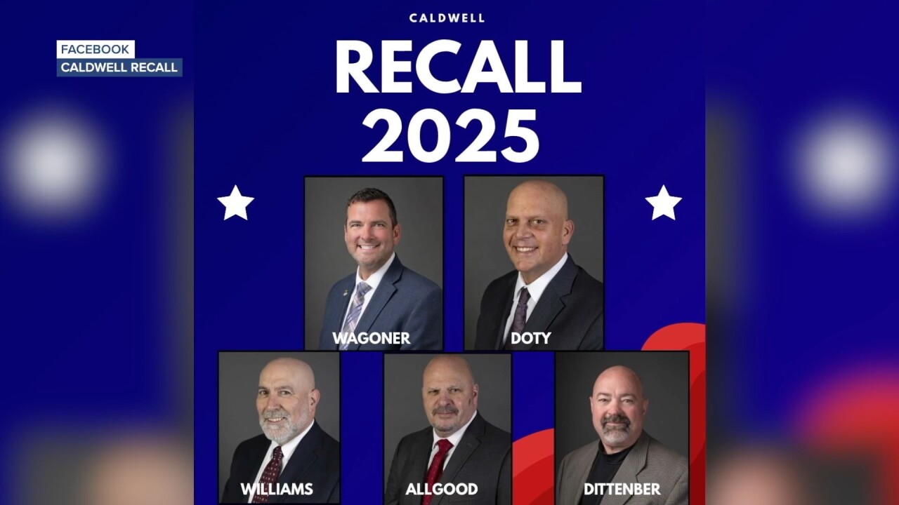 Caldwell Recall 2025