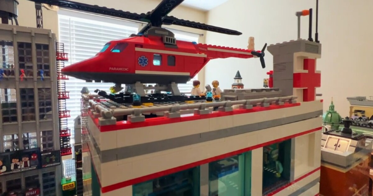 Utah well being employee builds Lego hospital