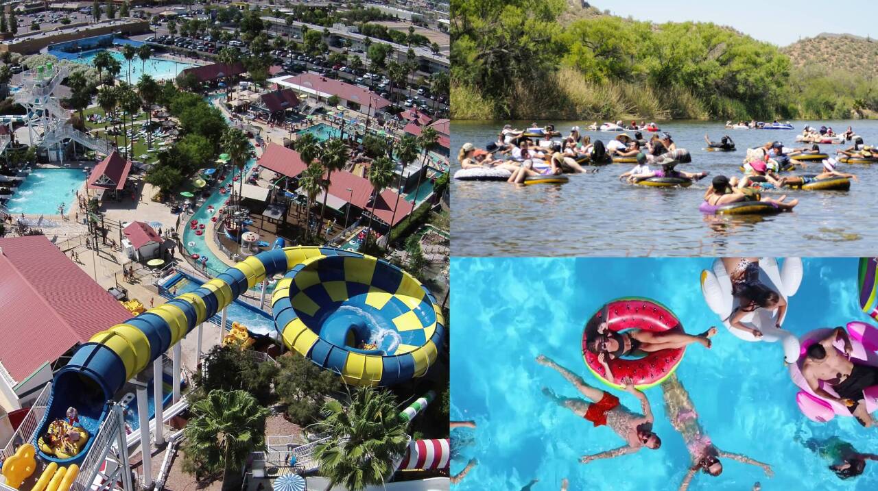 Summer water attractions