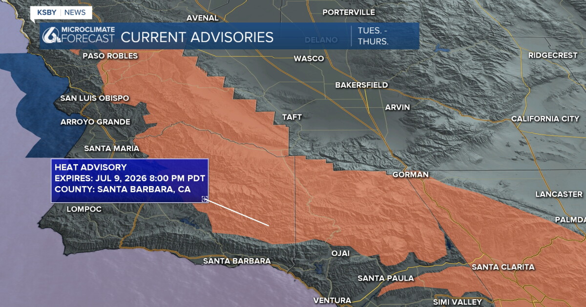 Extreme Heat Wave Forecast: Interior Valleys Reach 100+ Degrees Midweek