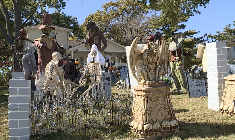 Northland familys Halloween display