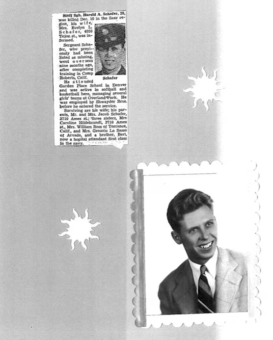 Staff Sergeant Harold A. Schafer_Defense POW/MIA Accounting Agency