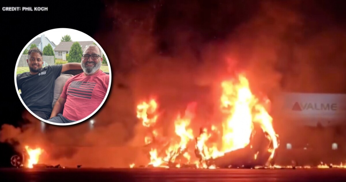 Fiery I-94 crash in Racine leads to act of heroism by two good Samaritans