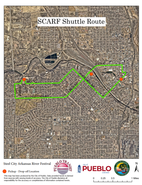 SCARF Shuttle Route