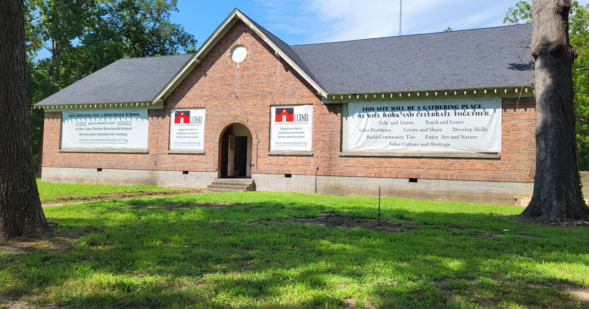 Rosenwald School renovation project in Cape Charles receives $1 million grant - Vimarsana News