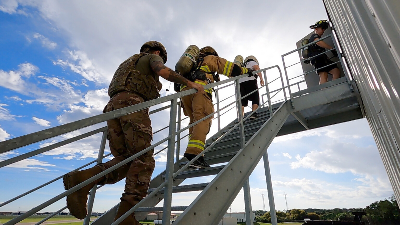 MacDill AFB firefighters honor fallen 911 first responders through stair climb WFTS MARY.png