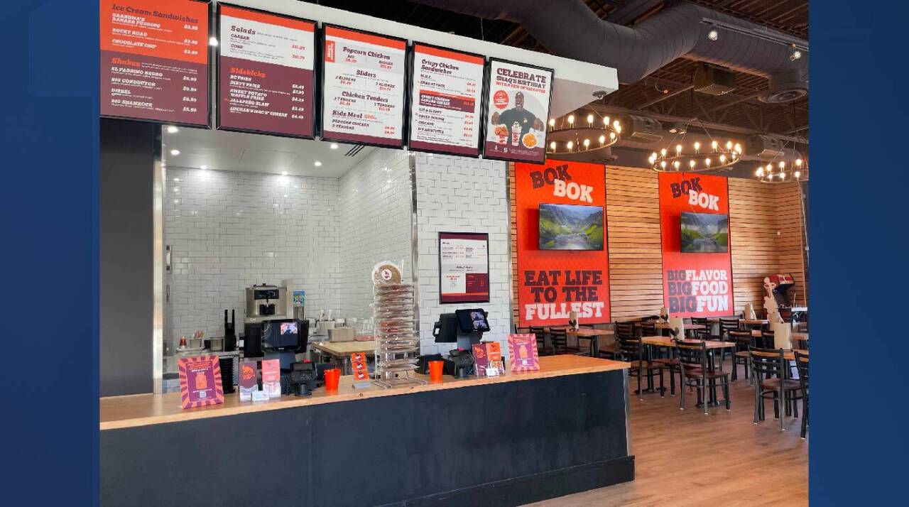 Inside the 'Big Chicken' Gilbert location that's set to open on March 15.