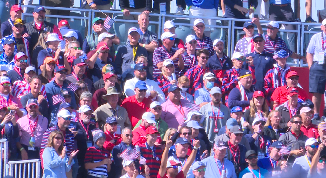 Saturday at the Ryder Cup: Team USA fans are filled with hope and optimism