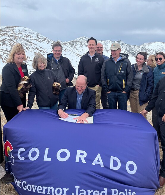Polis signs wolverine bill on Loveland Pass_May 20 2024
