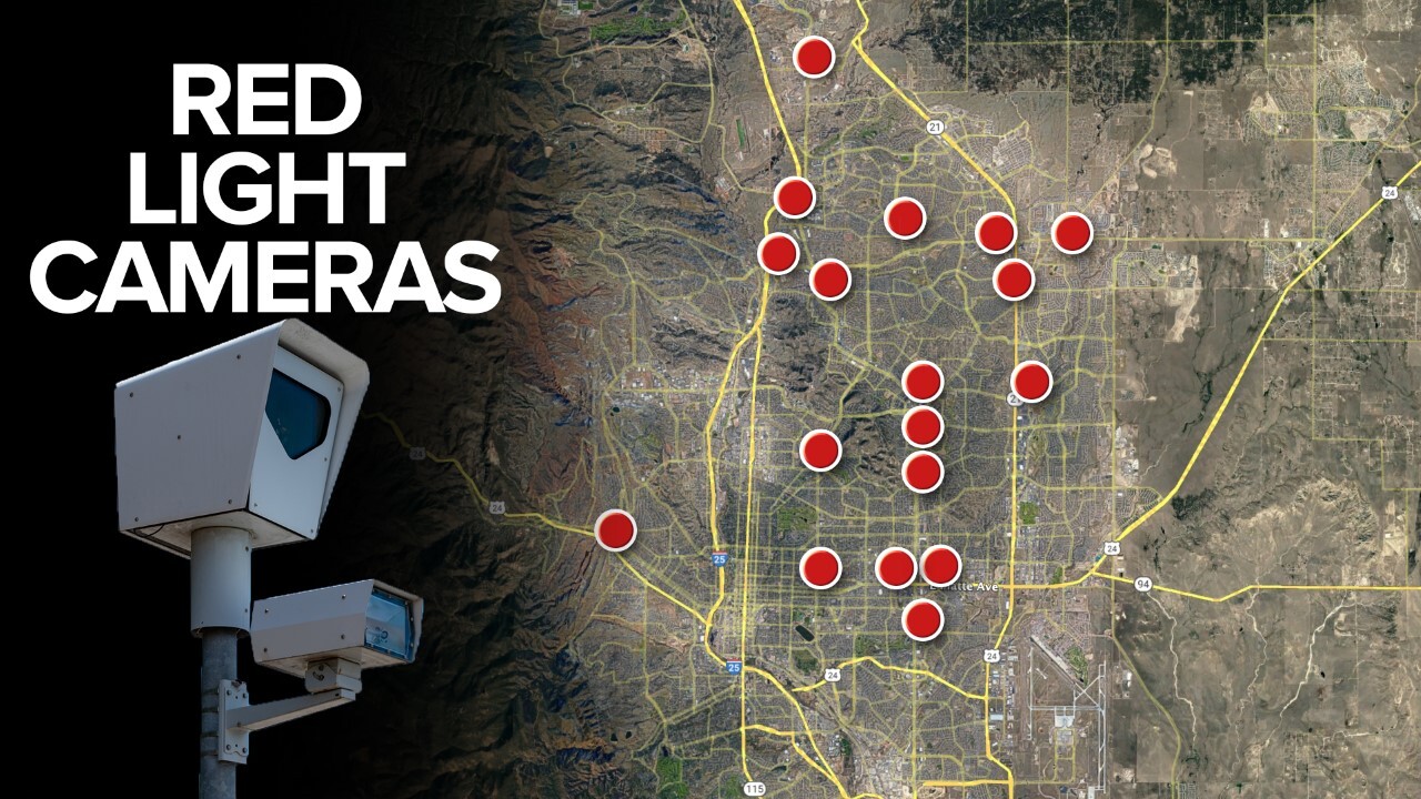 Red light cameras as of Feb.