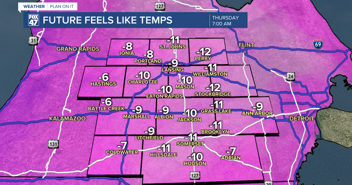 Sunnier, but cold Thursday before snow returns to Mid-Michigan on Friday