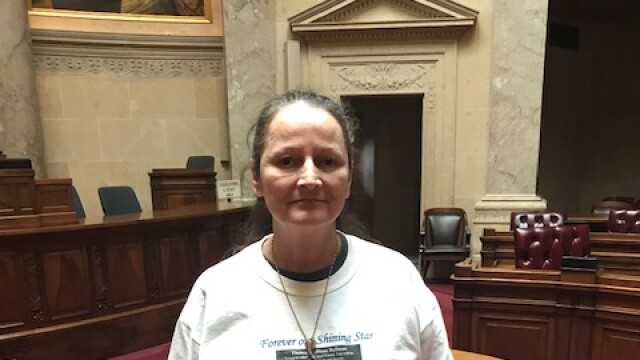 Serena Ballman at Lobby Day in Madison