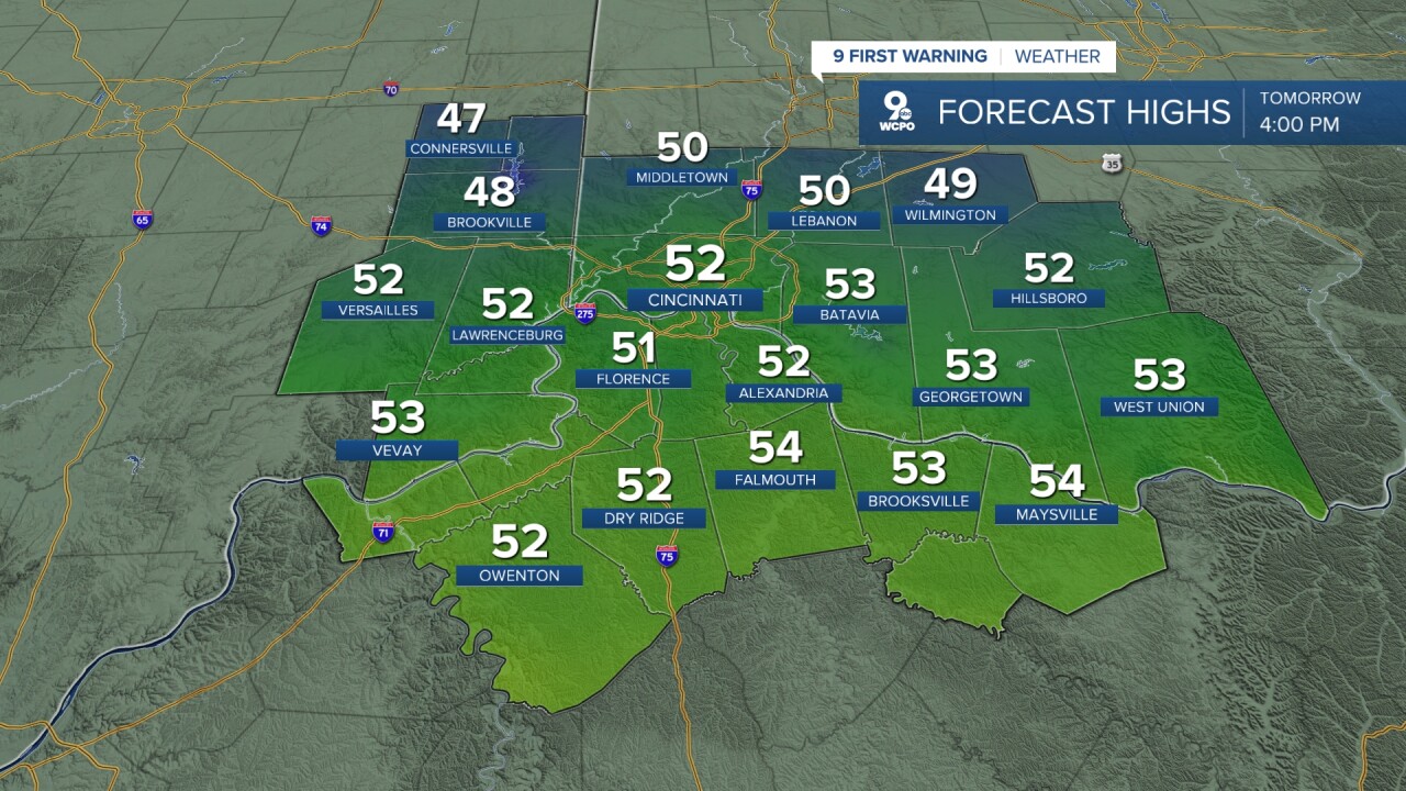 Mild Wednesday Forecast