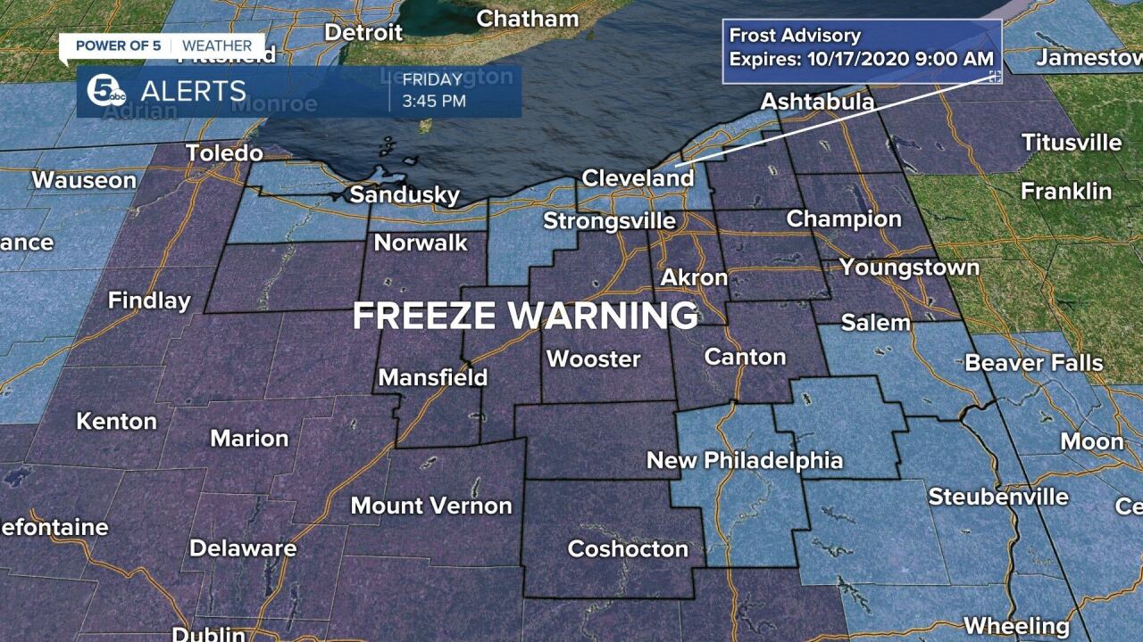 Freeze Warning