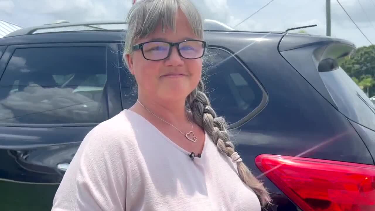 Taneal Burgess said her monthly electric bill is more than $600. July 12, 2023.