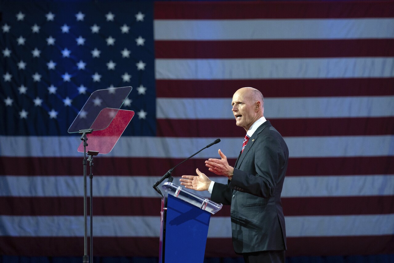 US Sen. Rick Scott speaks at CPAC, March 2, 2023