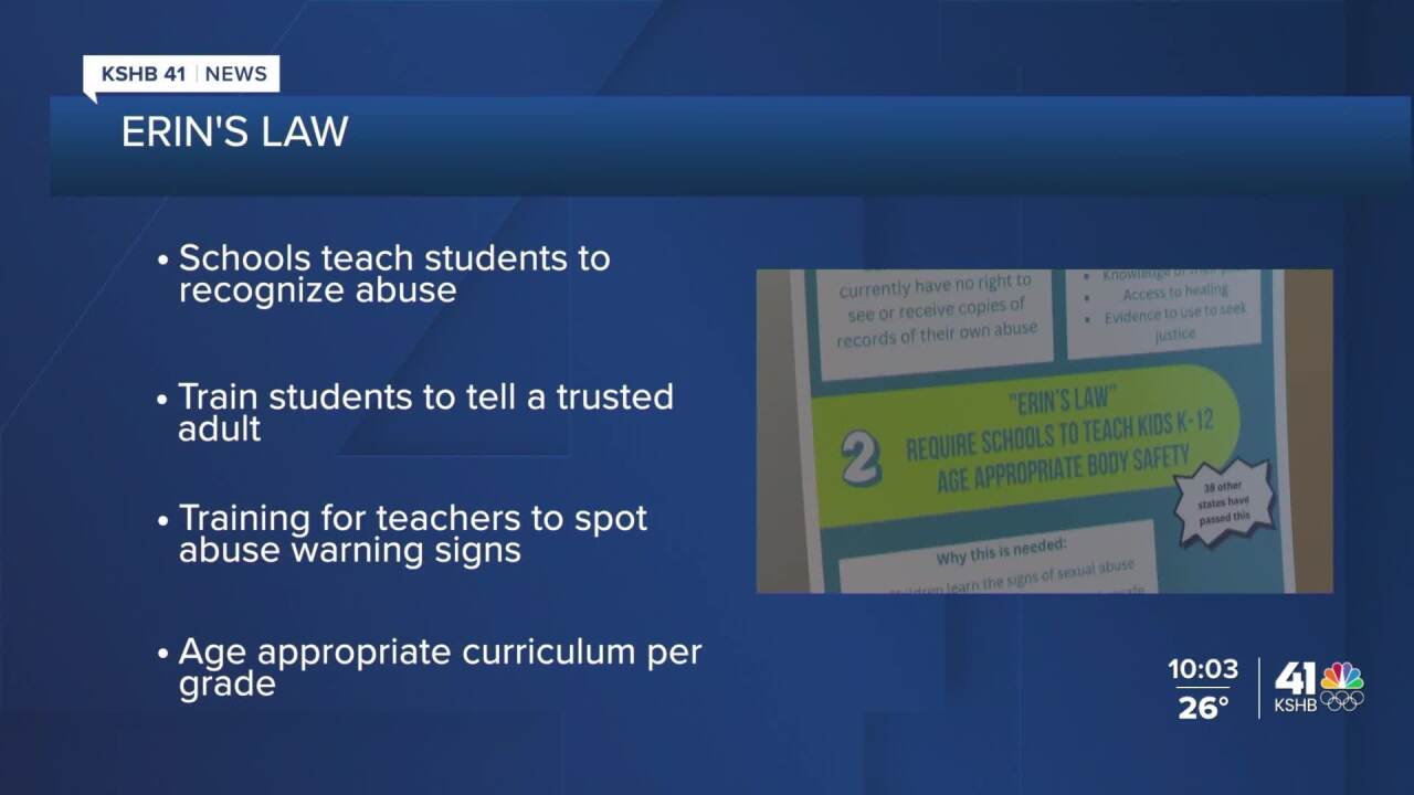 What Erin's law does for child sexual abuse victims