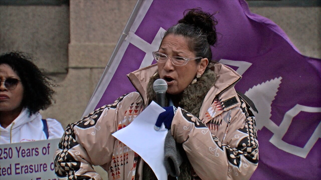 Mothers of the Seneca Nation member and Cattaraugus Territory resident Leslie Logan