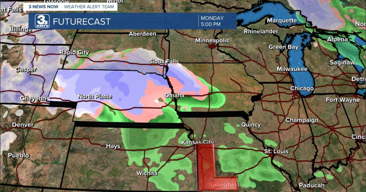 Rain and snow possible on Monday: Here are the details on timing and ...