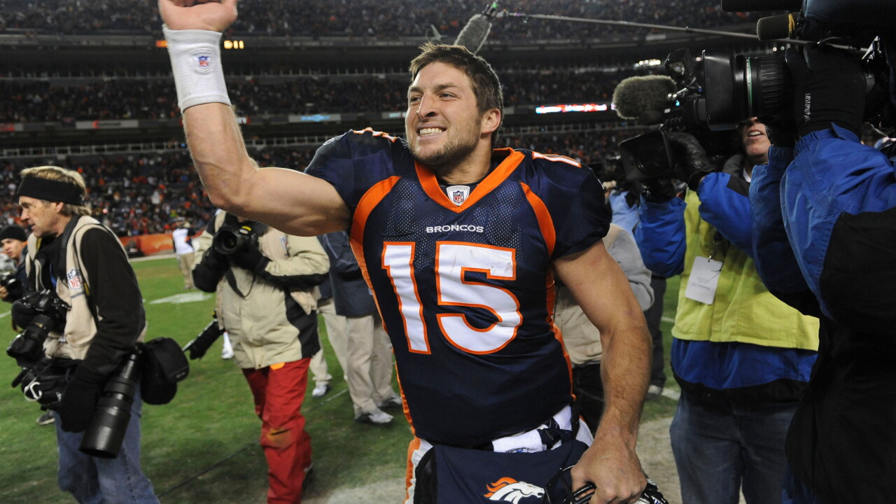 Broncos-Tebow Returns Football