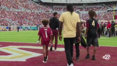 FSU Honors Kickoff Kid and Cancer Fighters at Doak