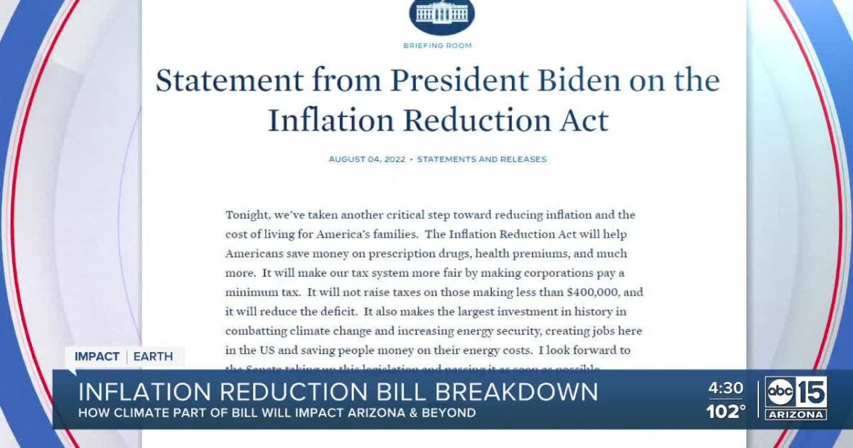 Inflation Reduction Act makes its way to Congress