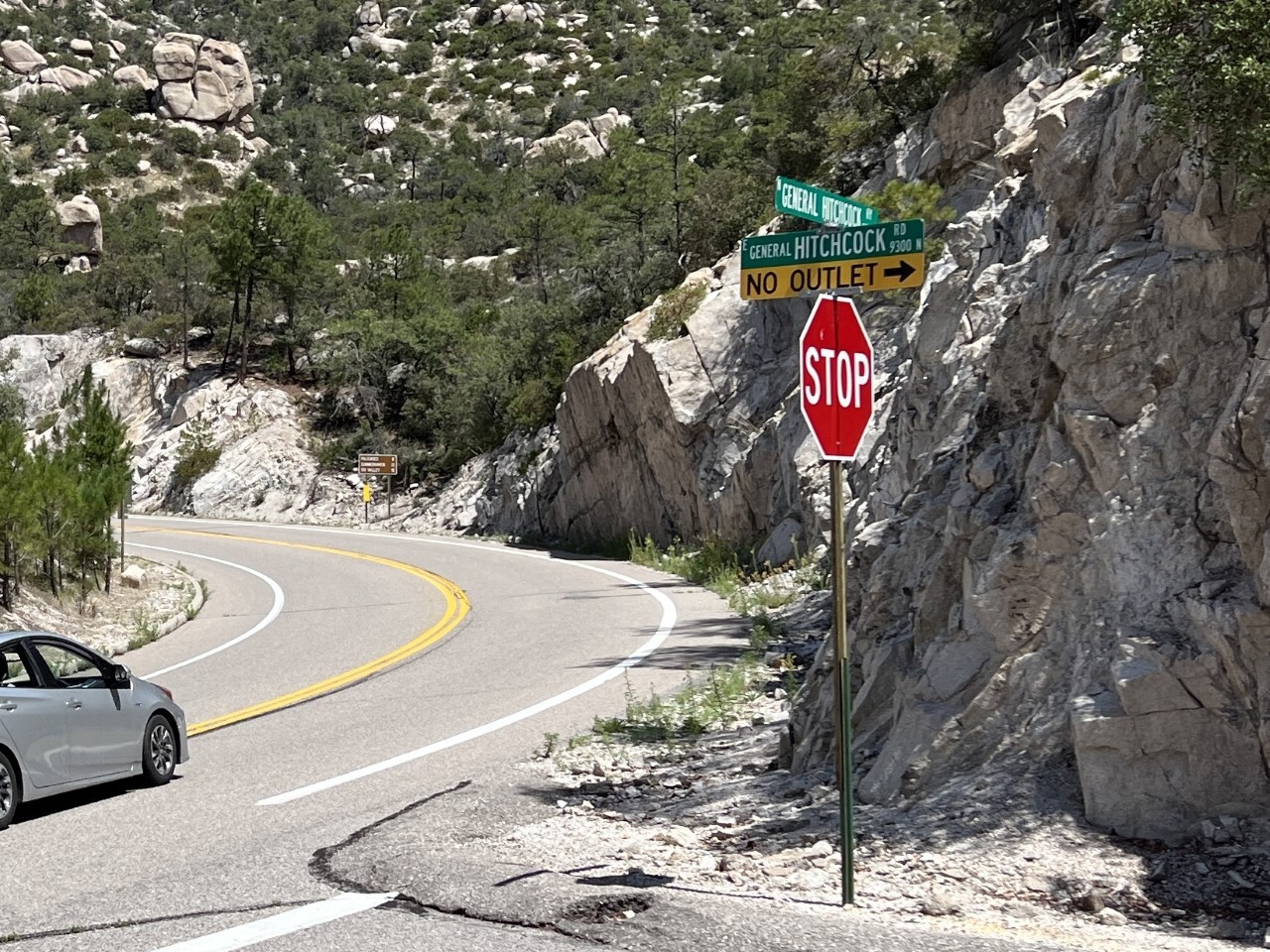 General Hitchcock Highway sign