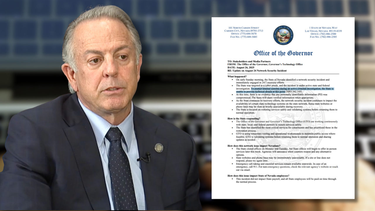 Cyber attack Gov. Lombardo