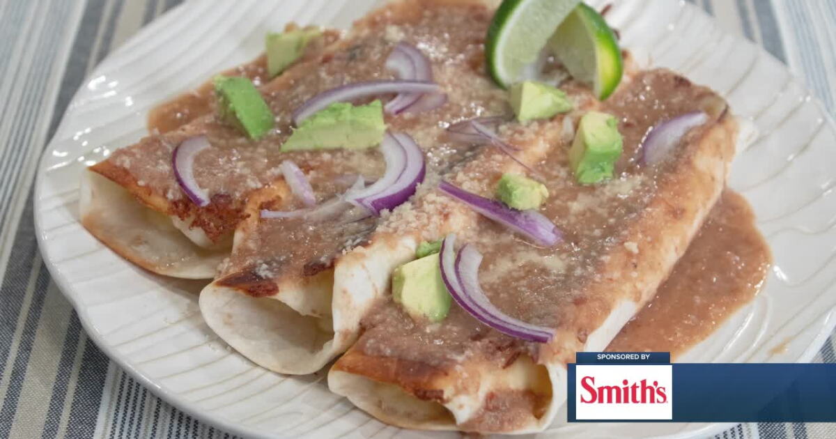 Chef Jeff's Enfrijoladas