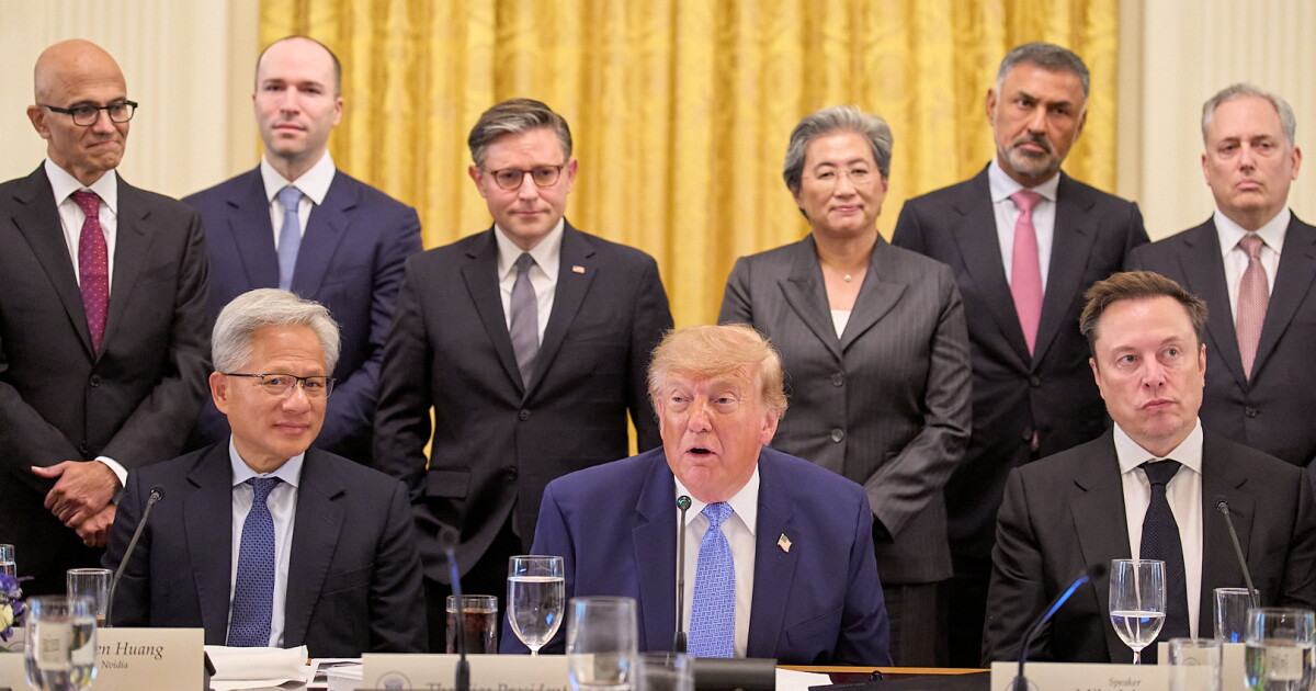 Trump Announces AI Industry Self-Regulation Accord With Tech Leaders