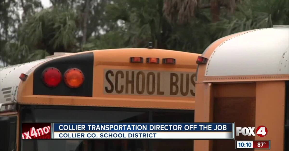Collier Schools transportation director off the job