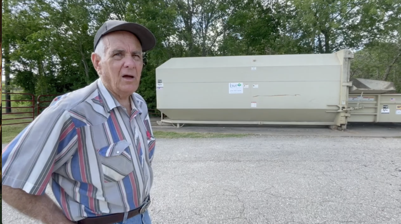 Site attendant John Maxwell